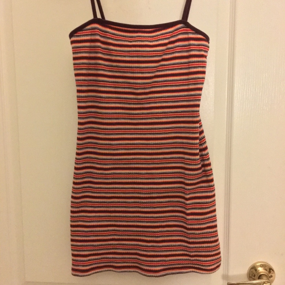 Striped Bodycon Mini Dress